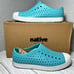 Native Jefferson Water Resistant Slip-On Sneaker blue unisex women's 7 men's 5