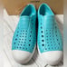 Native Jefferson Water Resistant Slip-On Sneaker blue unisex women's 7 men's 5