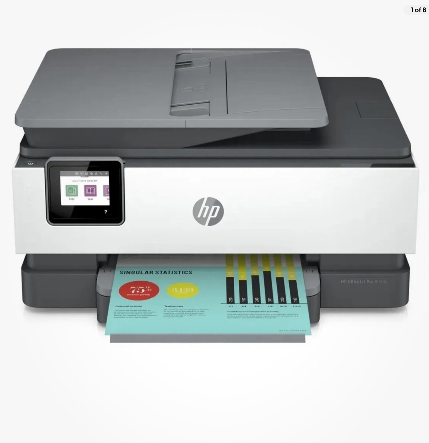HP 8034e All in One Printer New