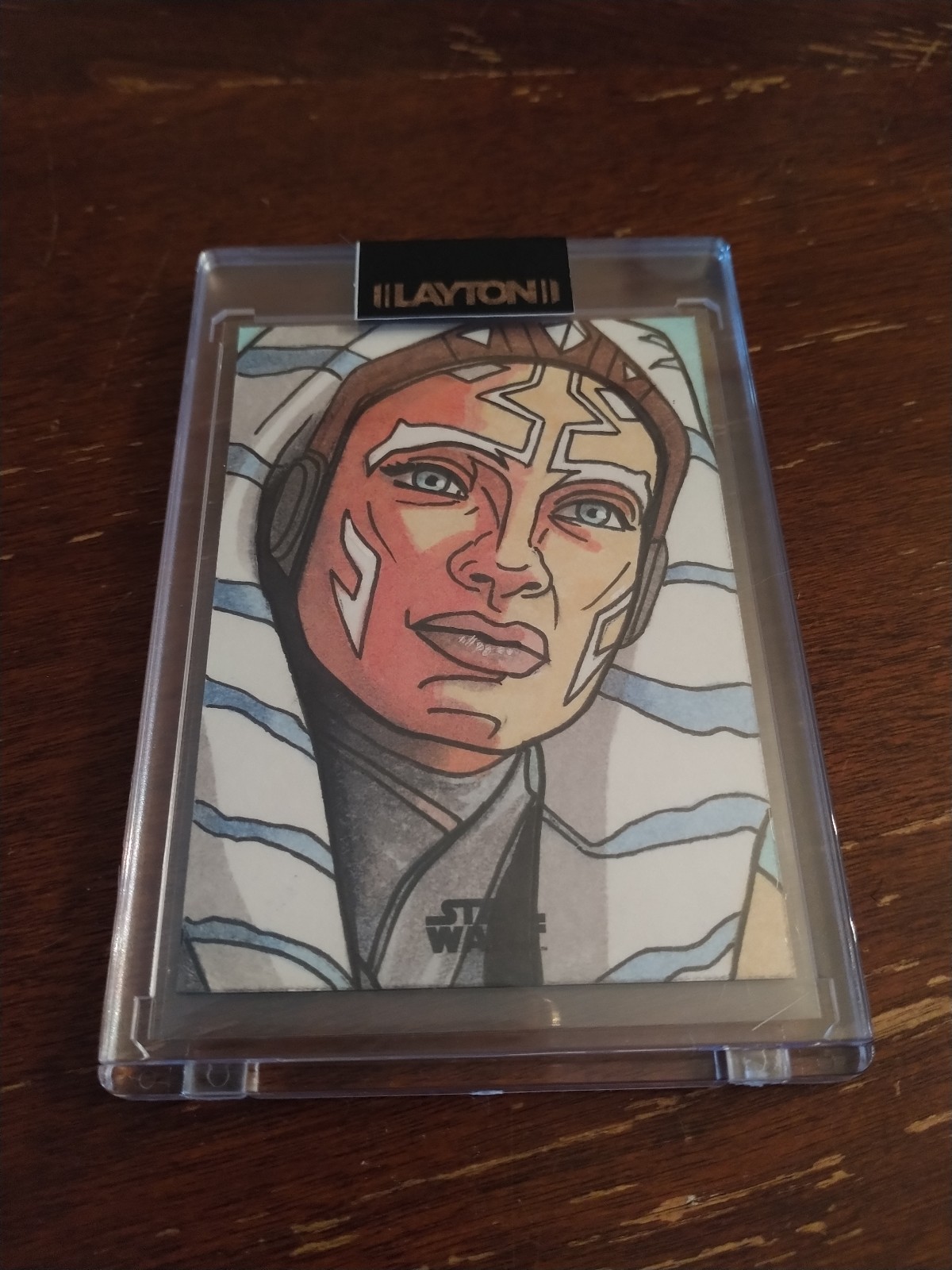 2023-24 Topps Chrome Star wars Ahsoka Tano sketch