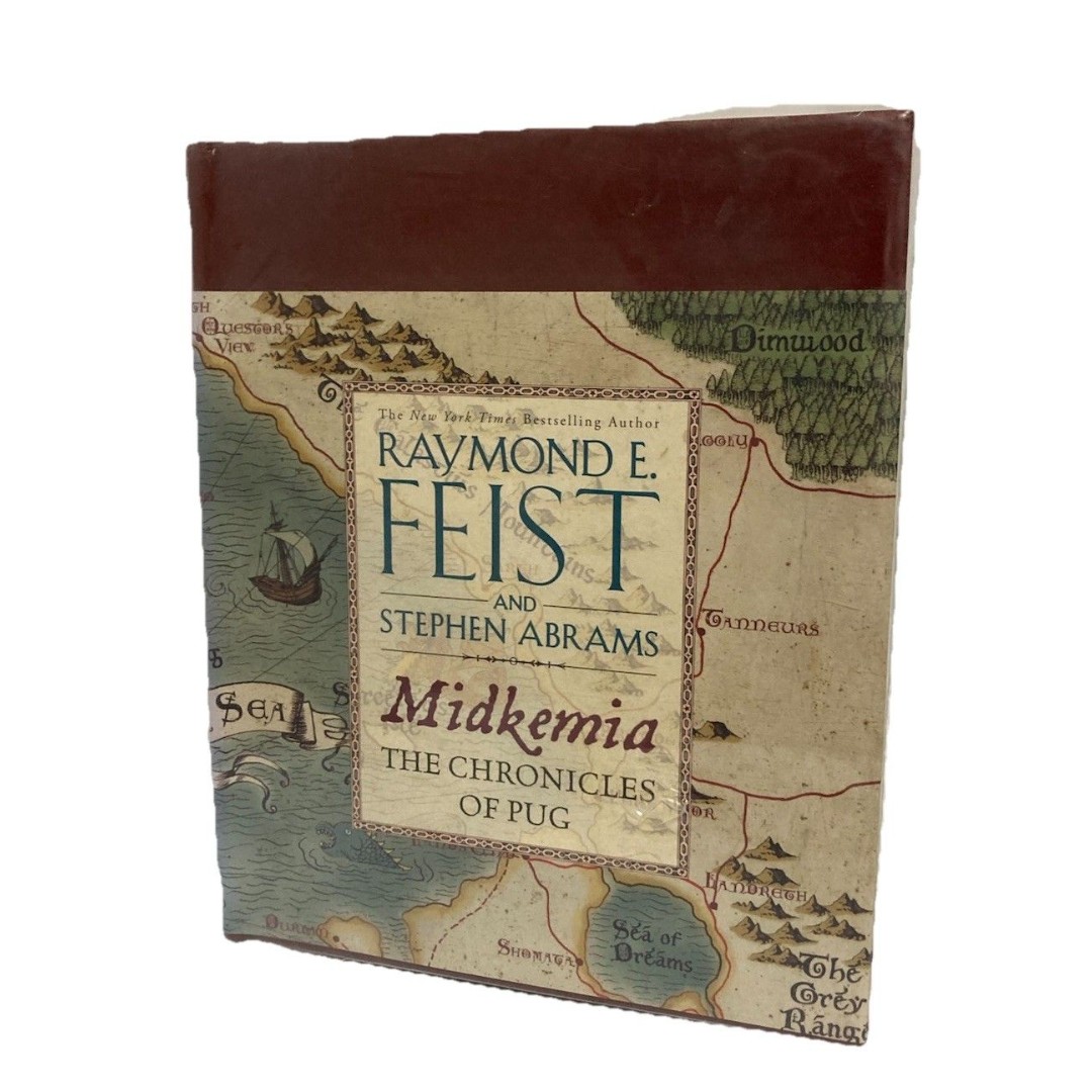 Midkemia The Chronicles of Pug by Raymond Feist HC 2013 Ex-Lib. 1st Prt. - GOOD