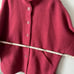J. Jill 100% Wool Coat Kimono Sleeves Merlot Button-down Size S Fit To Xl NWOT