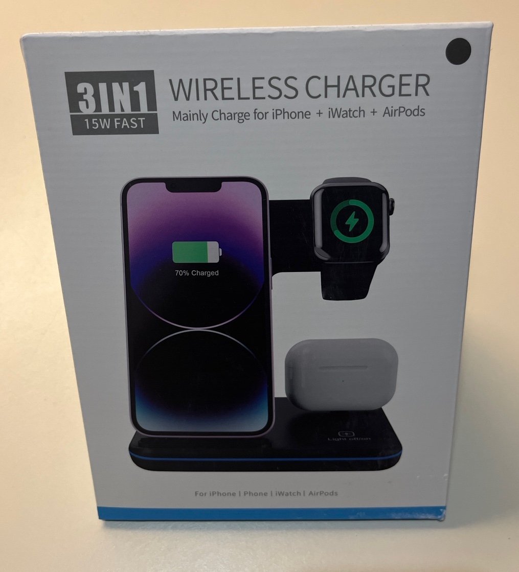 3 in 1 wireless charger