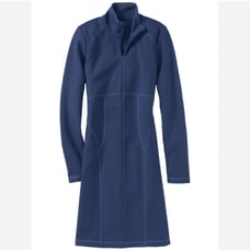Athleta Cassidy Long Sleeve Dress in Navy Blue