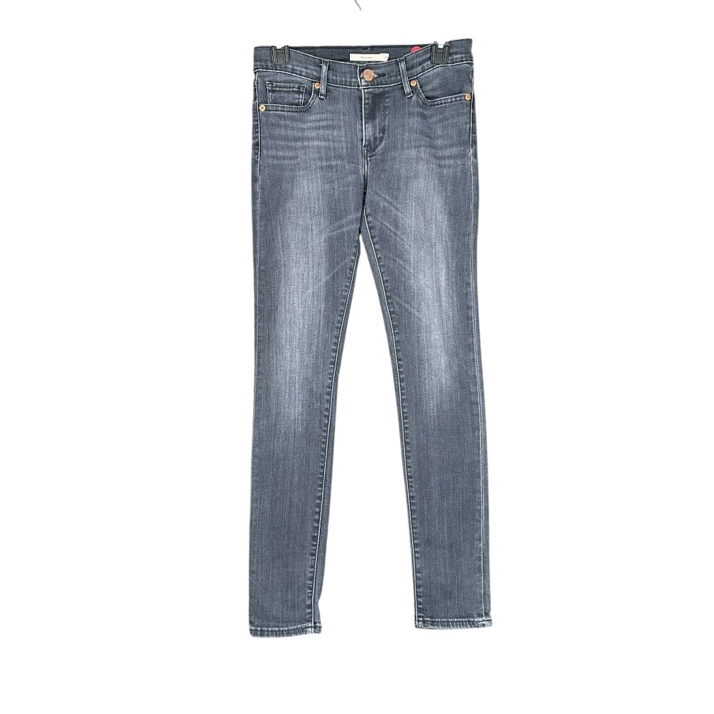 Levi's Women's 26 711 Skinny Jeans Charcoal Casual