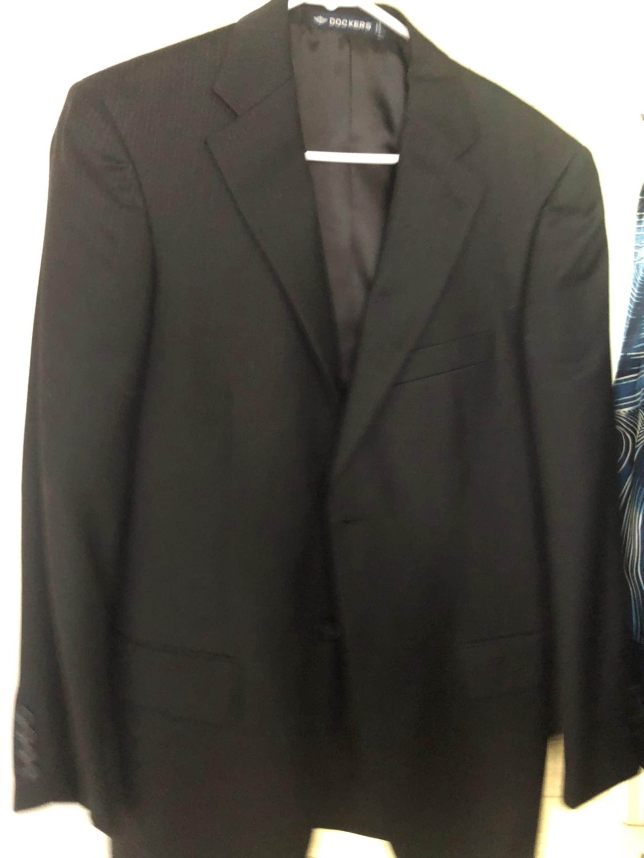 Mens Dockers Black Blazer 38S