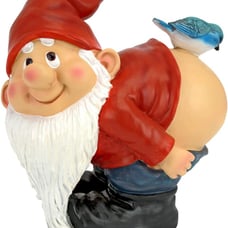 Garden Gnome Statue, Medium 8 Inch, Polyresin, Full Color