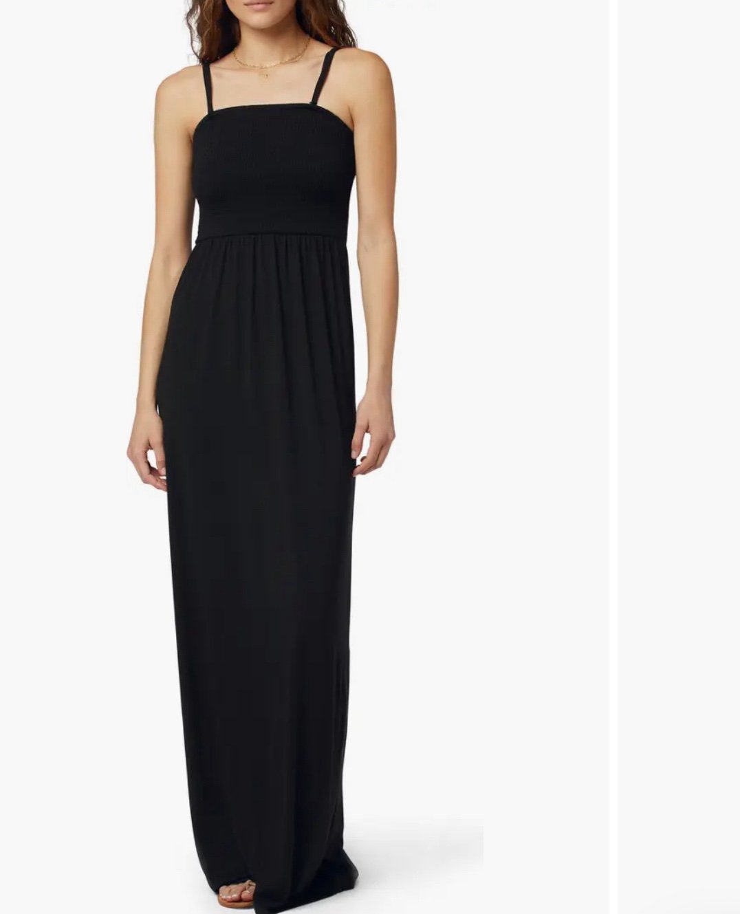 Favorite Daughter The Apartment Smocked Bodice Knit Maxi Dress