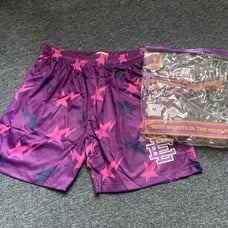 Eric Emanuel x BAPE Miami EE Basic Short Purple Size Medium [M] NWT