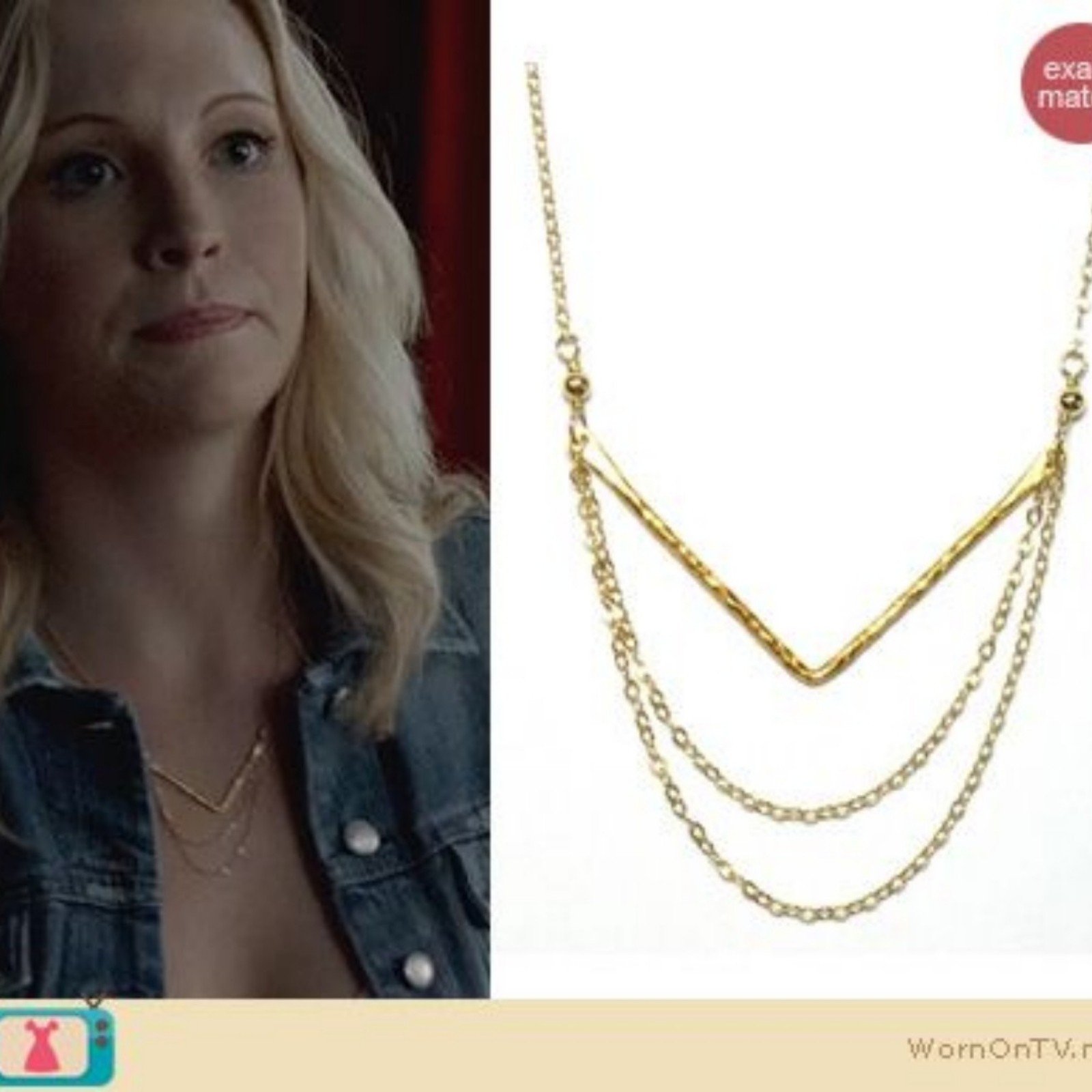 ASO Vampire Diaries Caroline Forbes Necklace