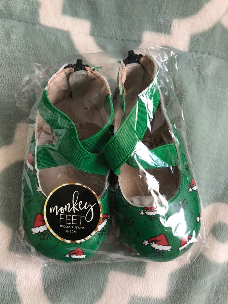 Grinch Ballet Flats 6-12 Mos
