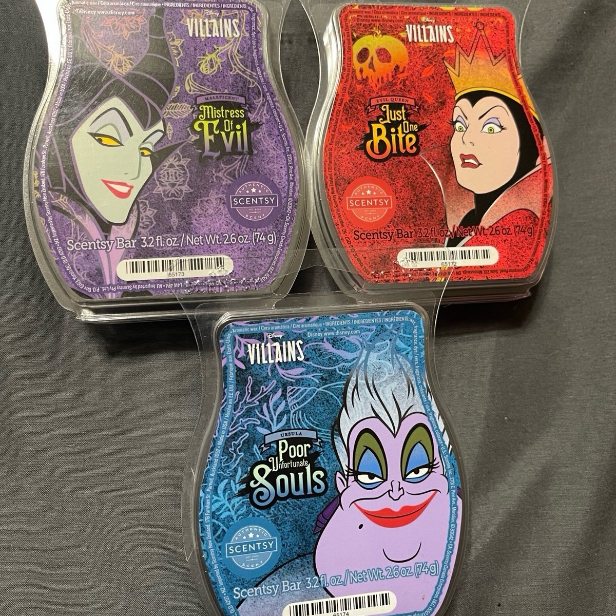 Scentsy Disney Villians wax bars