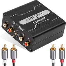 WisWinDa 4 Channels RCA Ground Loop Noise Isolator