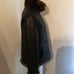 Women Wilson faux fur / black leather reversible winter coat size small