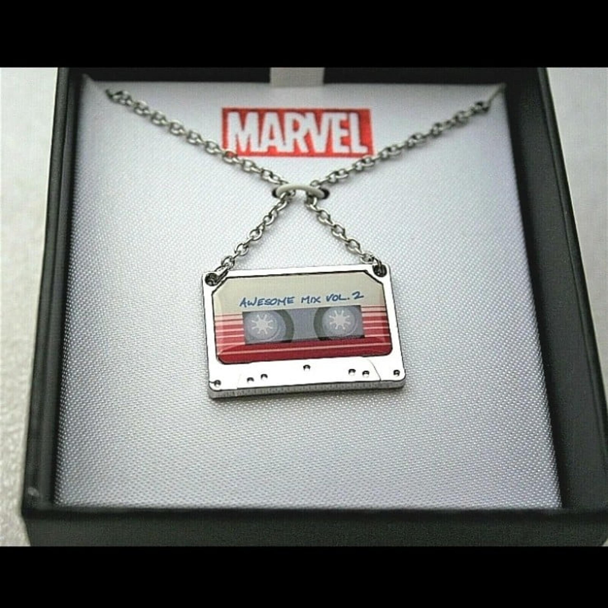 Marvel Comics Star Lord's Guardians Galaxy Vol2 Awesome Cassette Pendant New MIB