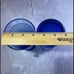 Assorted Vintage Cobalt Blue Beehive Sirius Ribbed water/Ice Tea Glasses (Medite