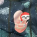 **RARE** Feed Me Fight Me Christmas Santa Sloth Leggings, Size L