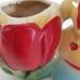 Vintage Ceramic Dutch Girl Tulip planters