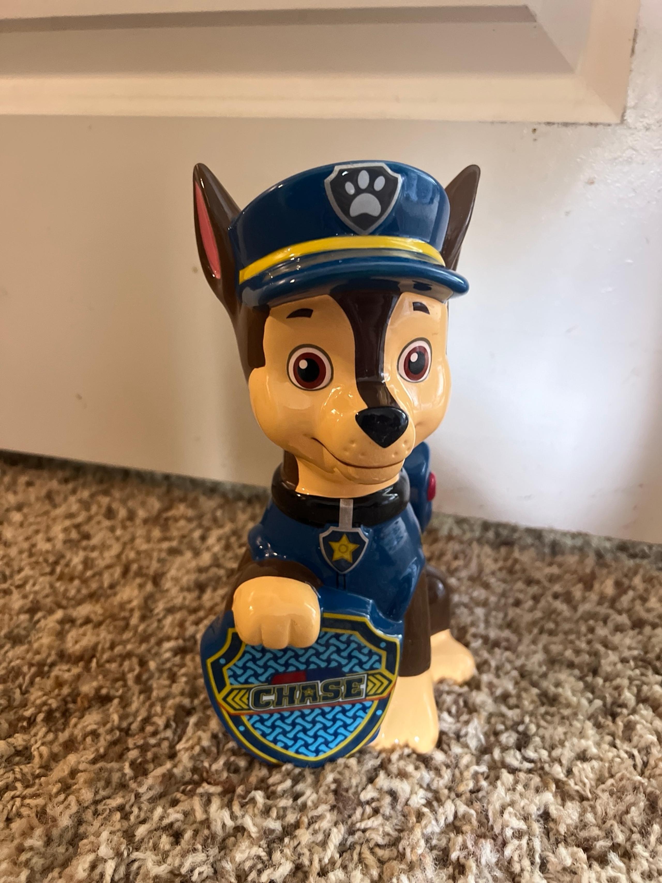 Paw Patrol Chase Ceramic Piggy Bank