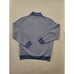 Vineyard Vines Men XL Boathouse Tipping 1/4 Zip Merino Wool Striped Blue Sweater