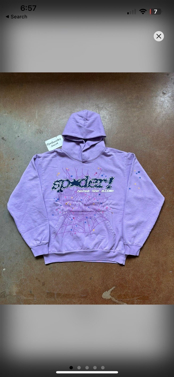 spider hoodie small ( Authentic )
