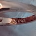 Vtg.Sterling Silver gold vermil COCKTAIL CZ & PINK TOPAZ RING- SZ6