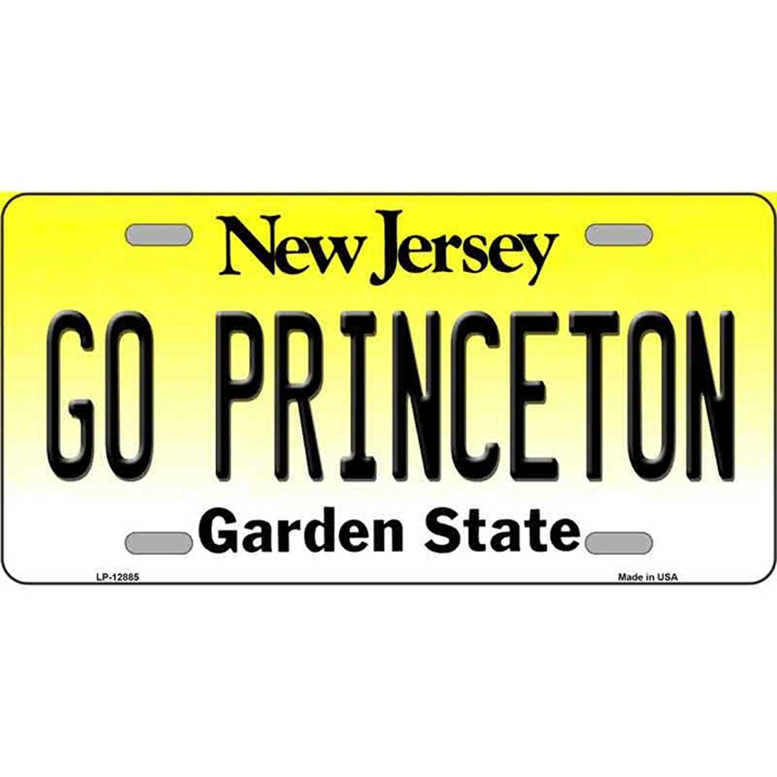 Go Princeton New Jersey Metal Sign