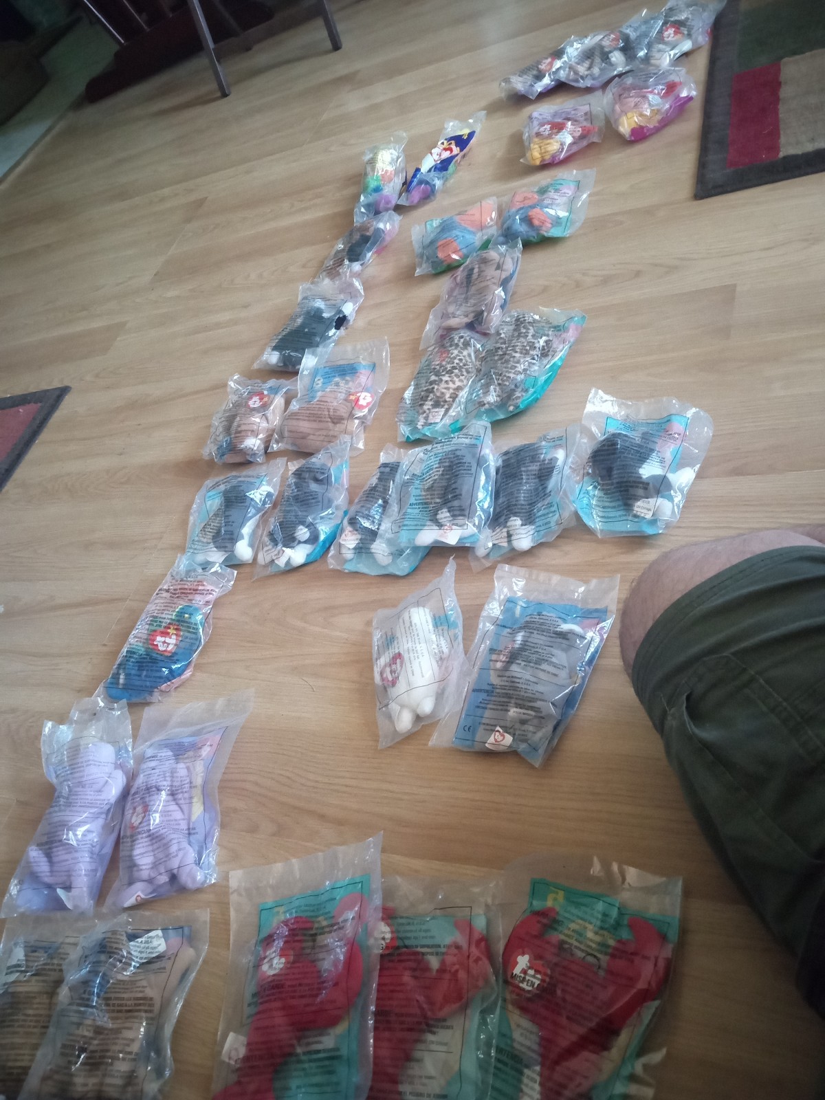 Multiple lots of McDonald's happy meal toys dozens of ty and so much more.