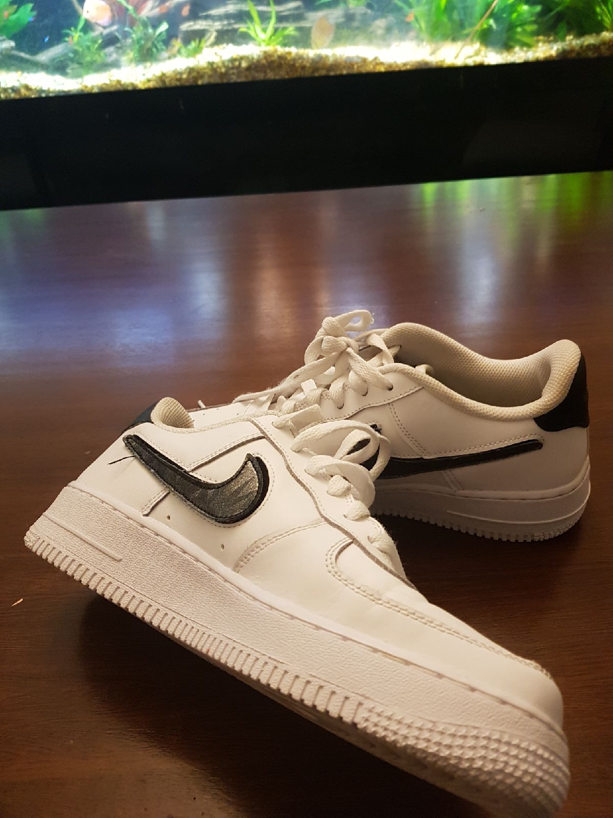 Nike Air Force 1s with the detachable Sw