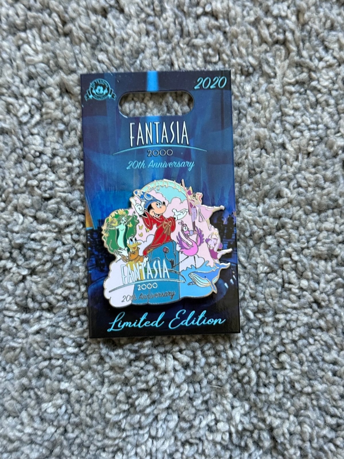 Limited edition 20th anniversary fantasia pin