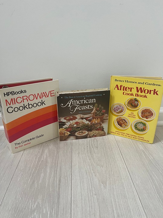 Cookbook SET of 3