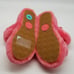 UGG Oh Yeah Womens Strawberry Sorbet Natural Real Lamb Fur Slide Slipper 6 NEW