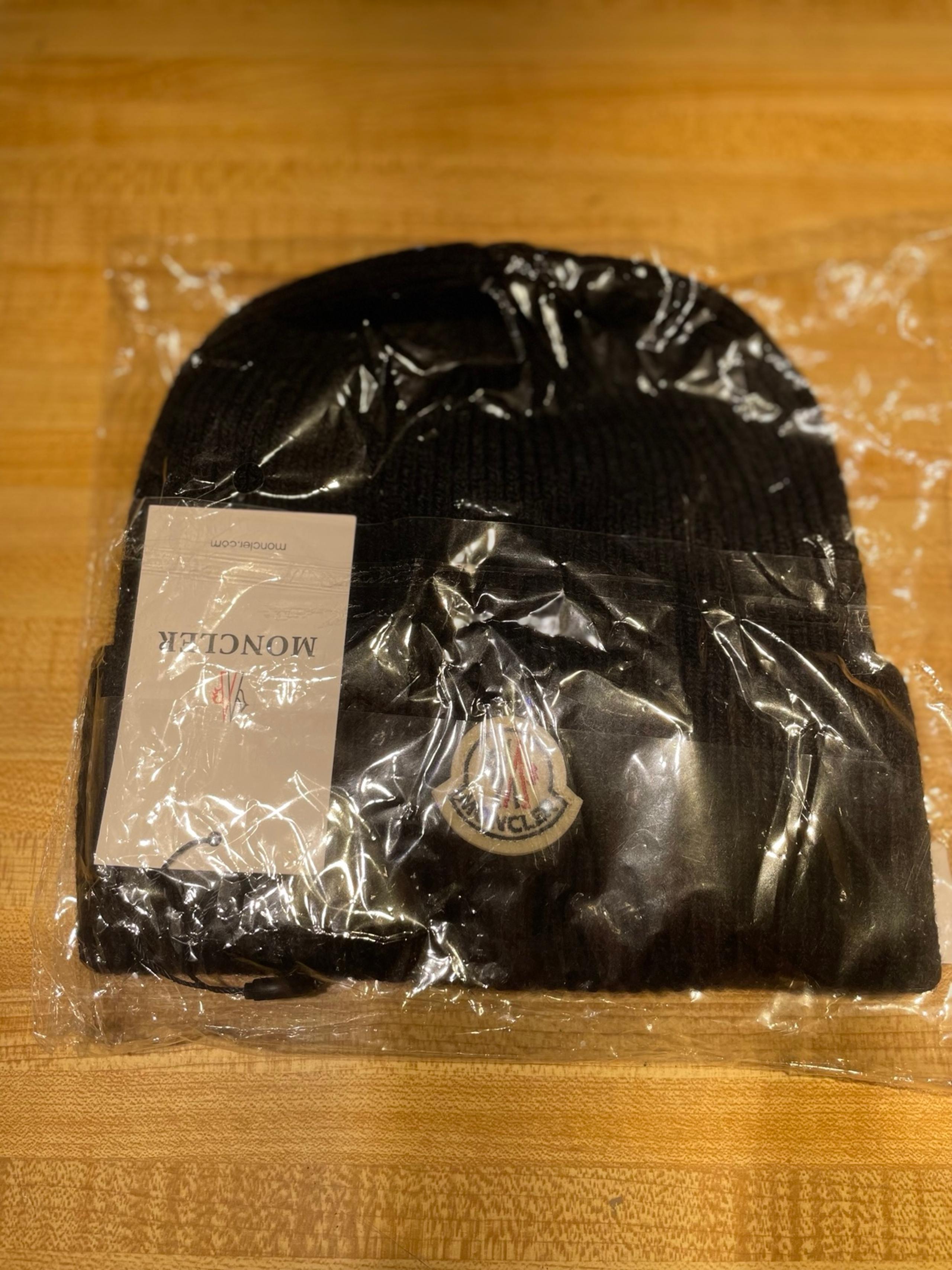 Moncler Black Beanie
