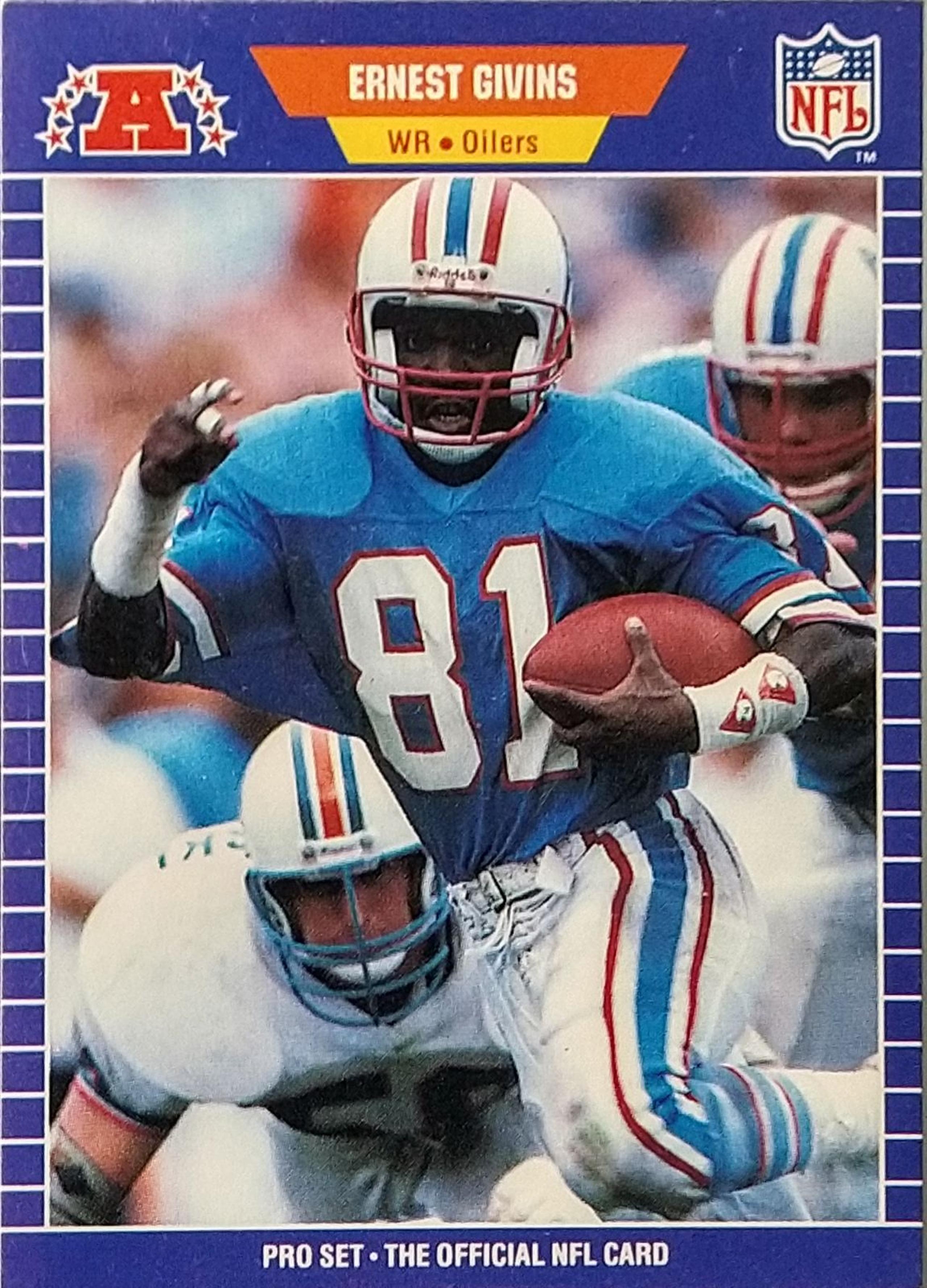 Ernest Givins #143 Pro Set 1989 Card