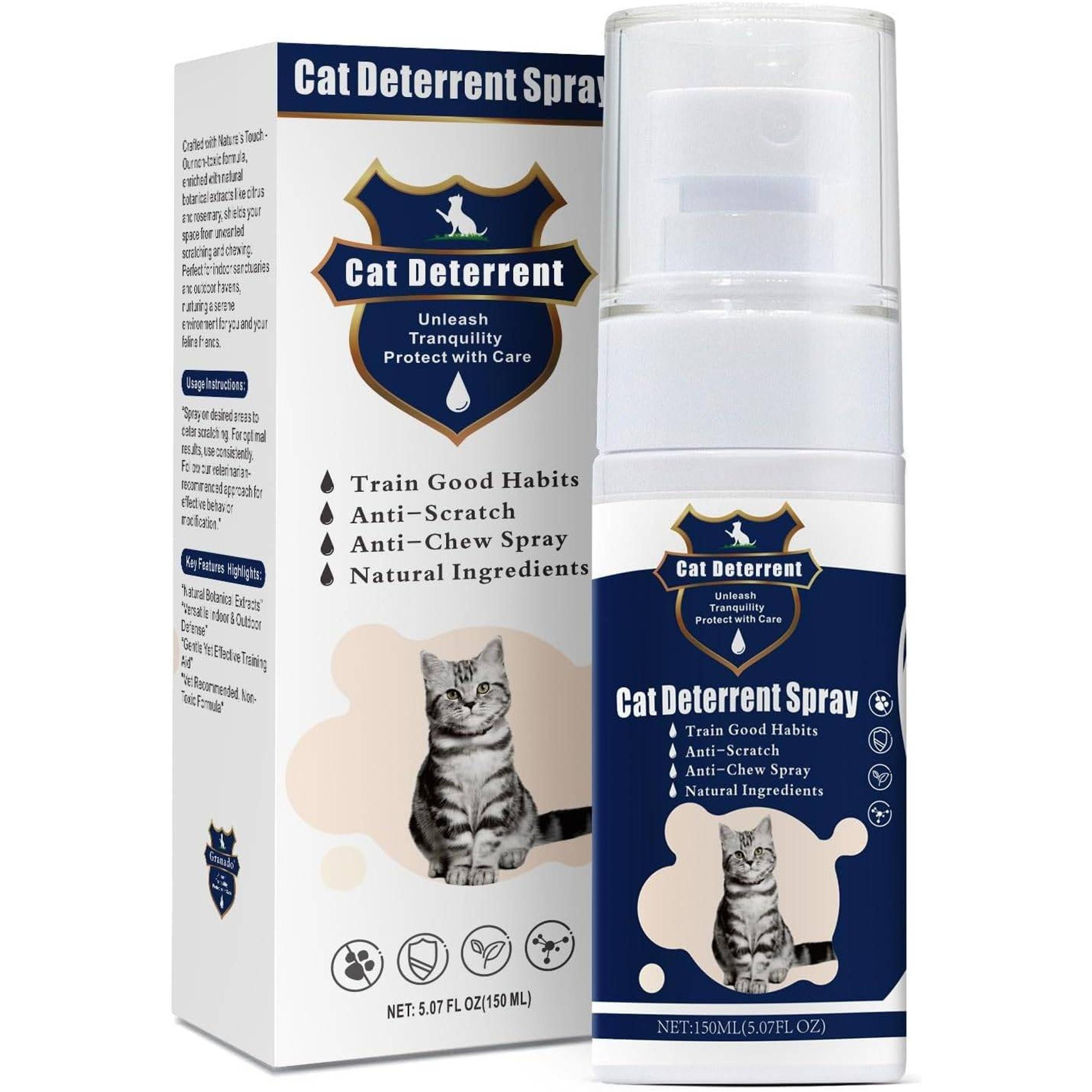 Cat Deterrent Spray Train Good Habits Anti-Scratch Anti-Chew Natural Ingredients