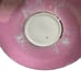 Antique Germany Pink Molded Lusterware Cups & Saucers Ornate Star Set o6 Vintage