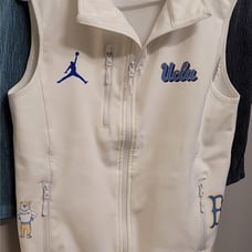 UCLA Bruins Vest Full Zip Golf Softshell Sleeveless Jacket Running Hiking NEW