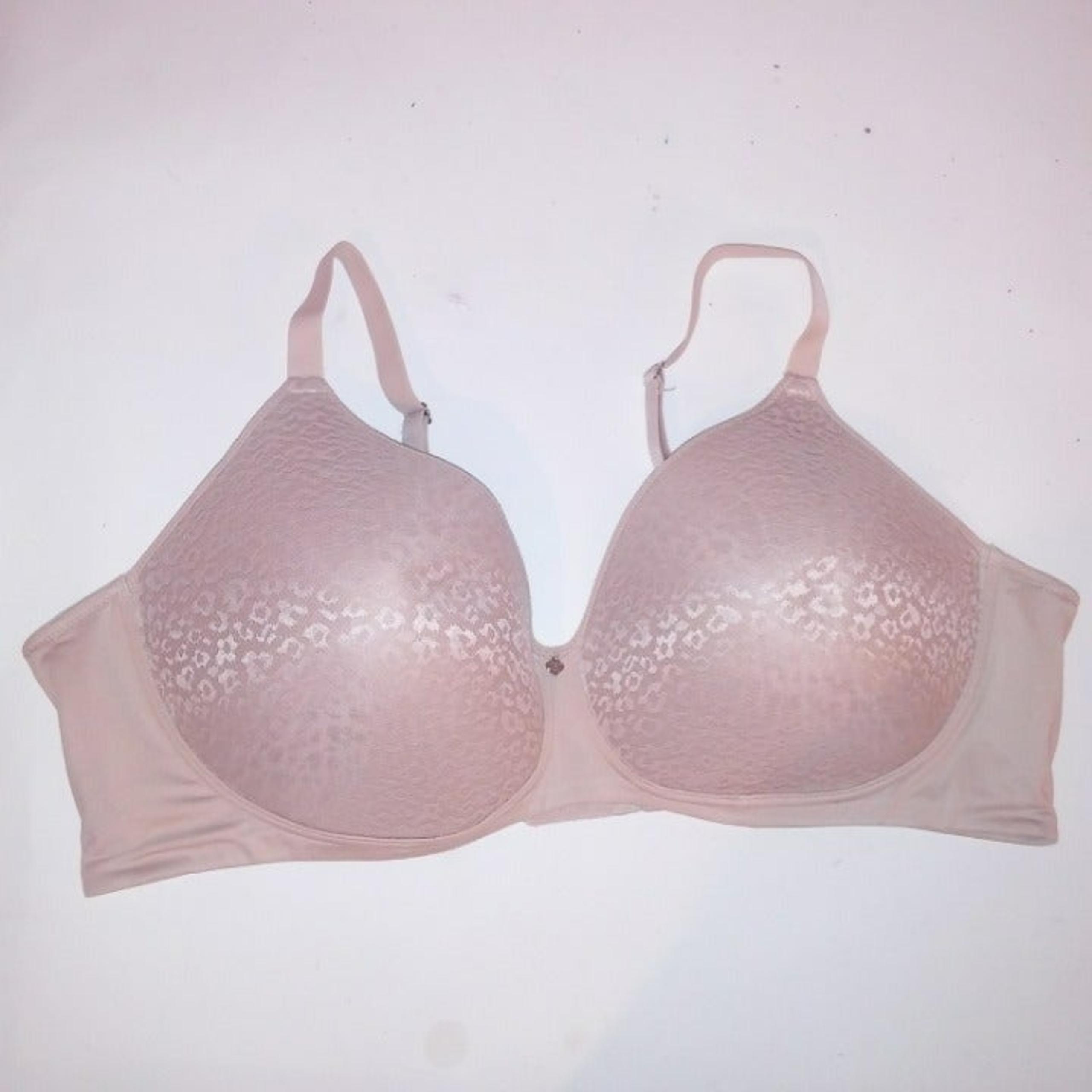 Breezies Bra 48D Beige Leopard Lace Wireless Preowned  *Bundle to Save  Chavonne
