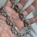 VTG Bogoff rhinestone necklace 13”-16”