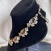 VTG Bogoff rhinestone necklace 13”-16”