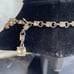 VTG Bogoff rhinestone necklace 13”-16”