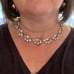 VTG Bogoff rhinestone necklace 13”-16”