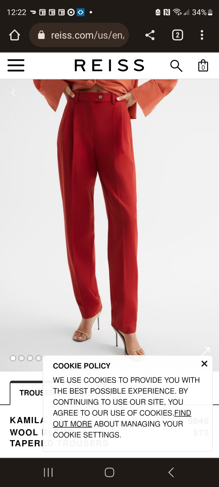 Reiss Kamila Trousers