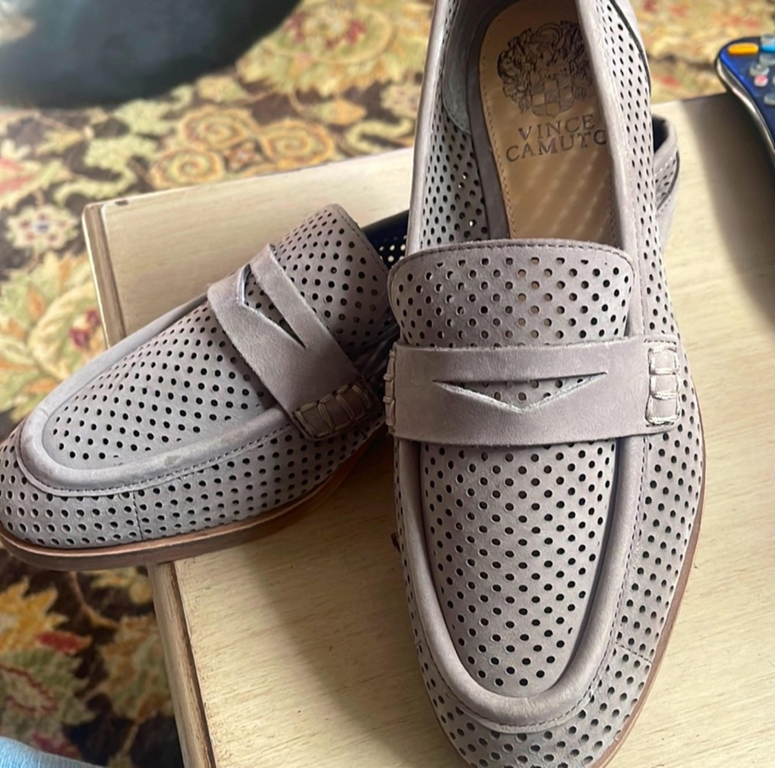 Vince Camuto Women's Kanta Cutout Tan Praire Sand Loafer Size 11 M