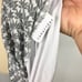 Caractere Black white red geometric lotus flower print tank top Size Small