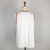 Caractere Black white red geometric lotus flower print tank top Size Small