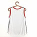 Caractere Black white red geometric lotus flower print tank top Size Small