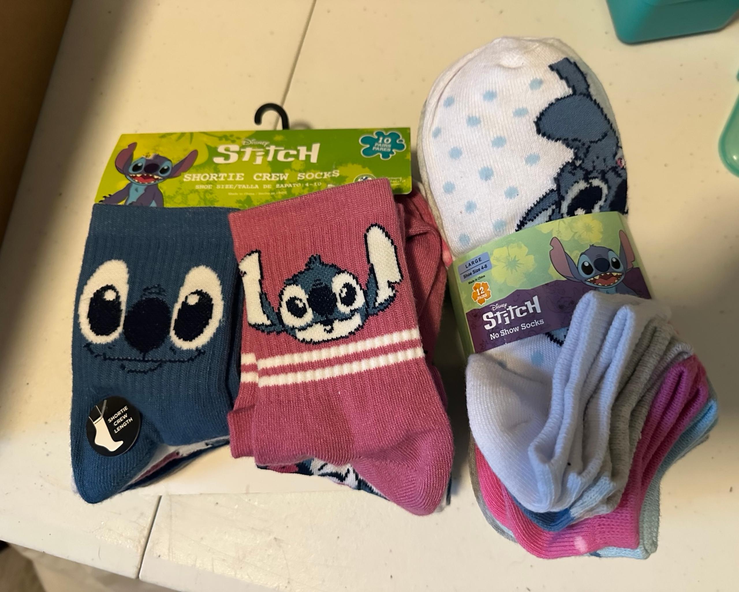 Disney Lilo and Stitch women’s socks lot