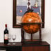 23 Globe Bar Wine Cabinet with 16th Century Nautical Map