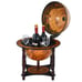 23 Globe Bar Wine Cabinet with 16th Century Nautical Map